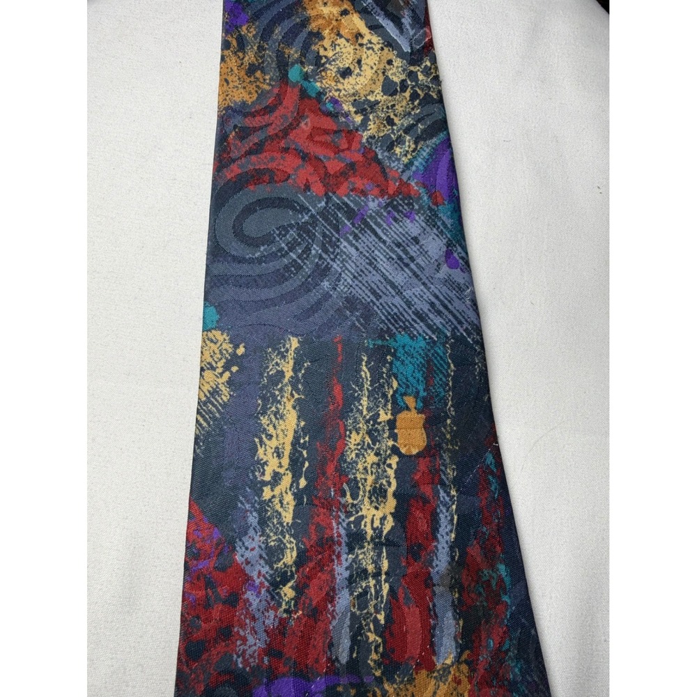 Stringbeans‎ Men's Tie Abstract Geometric Pattern Silk Blend